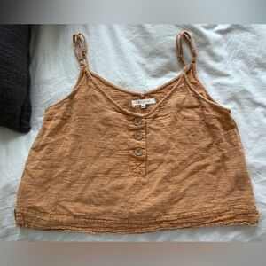 Rip Curl Classic Surf Tan Buttoned Cami Top